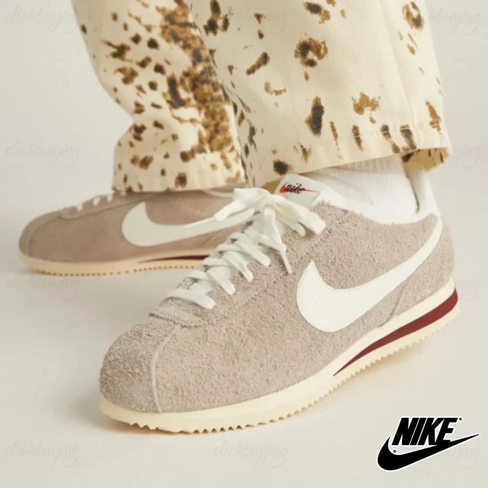 Nike Cortez SE College Grey Sail Shoes Suede Sneakers HF3142-001 Mens 12 NEW - Picture 4 of 6